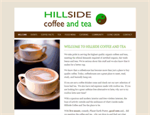 Tablet Screenshot of hillsidecoffeeandtea.com